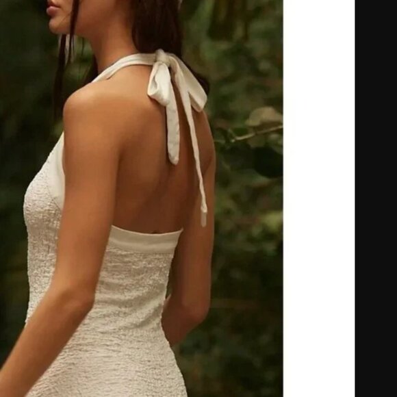 Free People Free-Est Women Natural Sea Foam Midi Dress Size S NWOT 98$+TAX - Picture 6 of 8